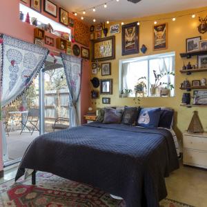 Bed and bedroom decor