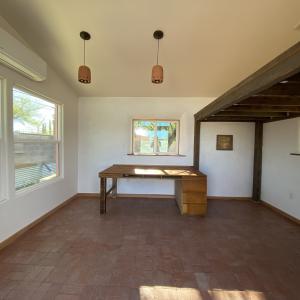 Entry view of studio